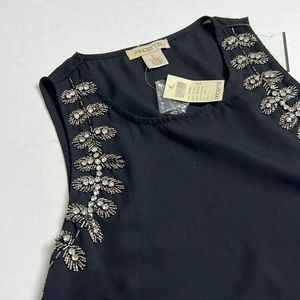 NWT Arden embellished top size S